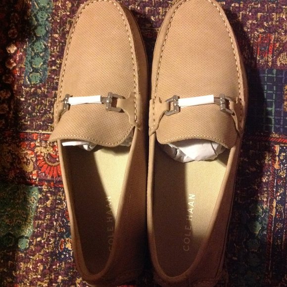 Cole Haan Men\'s Wyatt Beige Nubuck Bit Drivers(Loafers) - 11.5M - New  in Box main image 10